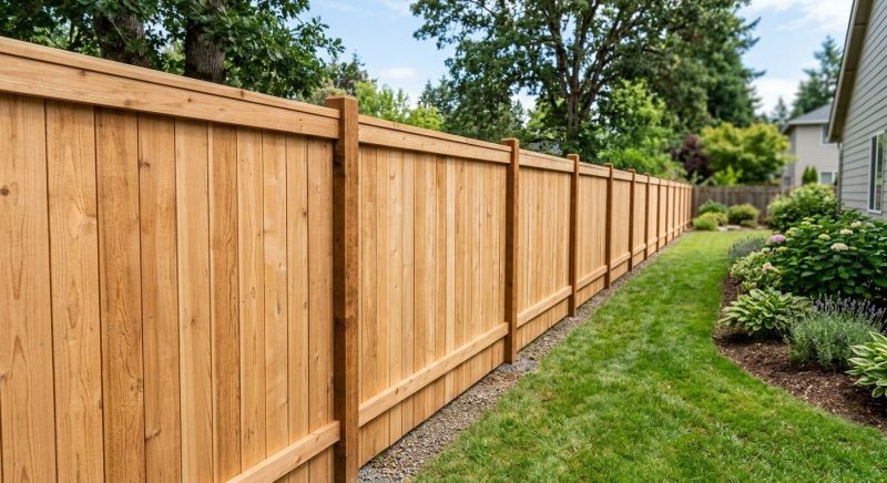 Pine Fence Installation in Roseville, CA